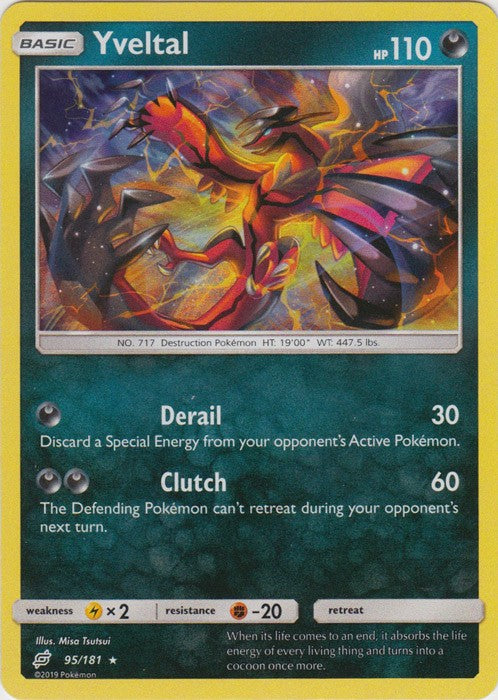 Yveltal - 95/181 Pokemon » SM Team Up Holo Rare