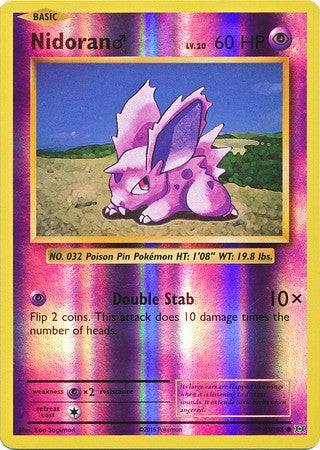 Nidoran? 43/108 Common - Reverse Pokemon XY Evolutions Single Card