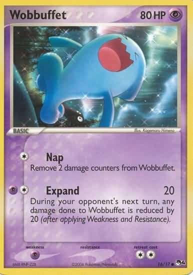 Pokemon POP Series 4 Promo Card Wobbuffet 16/17 Common