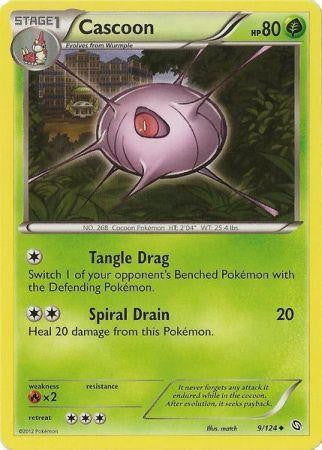 Cascoon 9/124 - Pokemon Dragons Exalted Uncommon Card