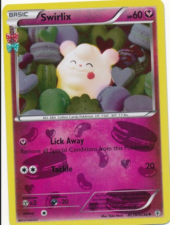 Swirlix RC19/RC32 Uncommon - Pokemon Generations Card