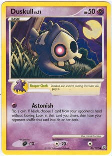 Pokemon Secret Wonders Common Card - Duskull 86/132