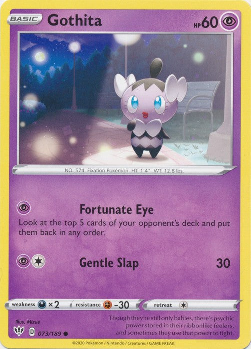 Gothita - 073/189 Pokemon » SWSH Darkness Ablaze Common