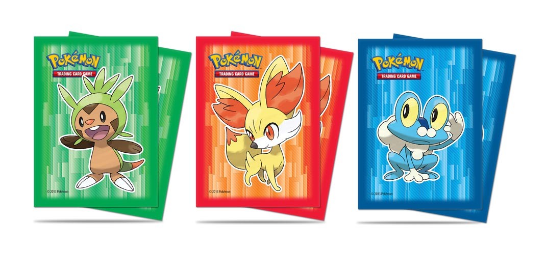Pokemon XY Ultra-Pro Chespin Fennekin Froakie Deck Protectors / Card Sleeves Pokemon XY Ultra-Pro Chespin Fennekin Froakie Deck Protectors / Card Sleeves