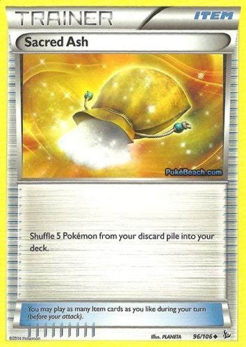 Sacred Ash 96/106 - Pokemon XY Flashfire Uncommon Card