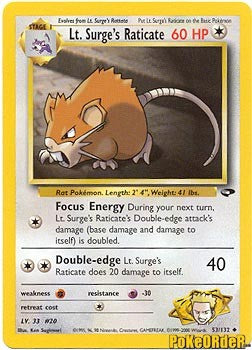 Gym Challenge - Lt. Surge's Raticate
