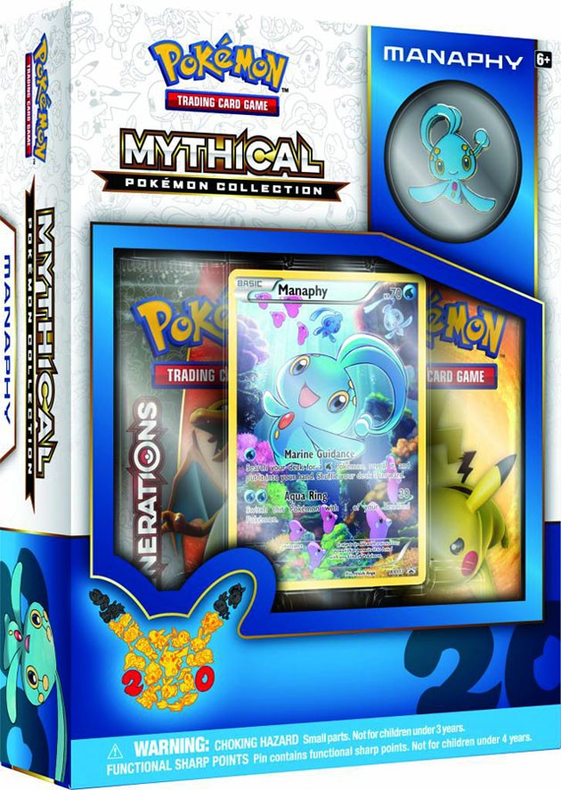 Pokemon Manaphy Mythical Collection Box