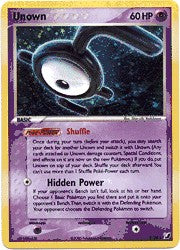 Pokemon ex Unseen Forces - Unown E