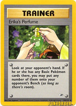 Pokemon Gym Heroes Uncommon Card - Erika's Perfume 110/132