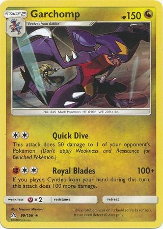 Pokemon - Garchomp - 99/156 - Rare Pokemon - Garchomp - 99/156 - Rare