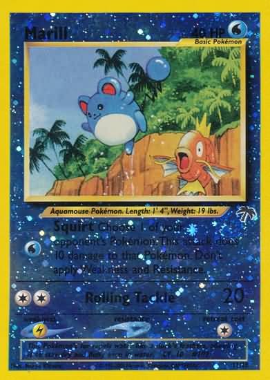 Marill 11/18 - Pokemon Reverse Holo Promo Card