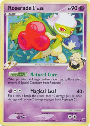 Pokemon Supreme Victors Rare Card - Roserade C 40/147