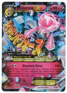 M Diancie EX XY44 Normal Size Pokemon Mega Promo Ultra Rare Card