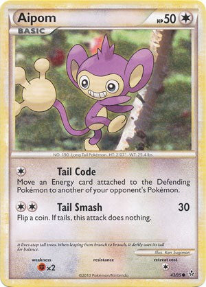 pokemon card aipom Aipom (43/95)