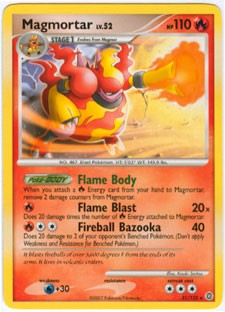 pokemon card magmortar - Scarlet & Violet - SV4.5 - Paldean Fates - your opponent flips a coin Magmortar (017/100) - S9 Star