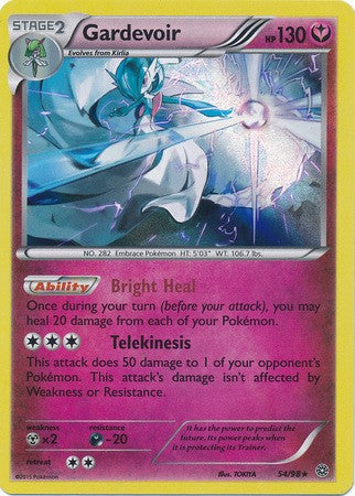 Gardevoir 54/98 HOLO RARE - Pokemon XY Ancient Origins Card