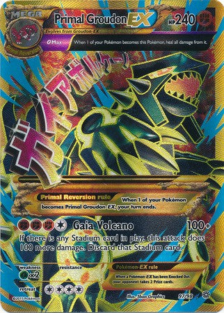 Primal Groudon EX 97/98 - Pokemon XY Ancient Origins Card