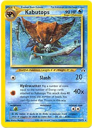 Pokemon Neo Discovery - Kabutops