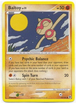 Pokemon Diamond & Pearl Great Encounters - Baltoy (Common) Card