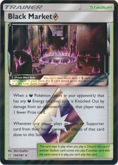 Black Market Prism Star - 134/181 Pokemon » SM Team Up Holo Rare
