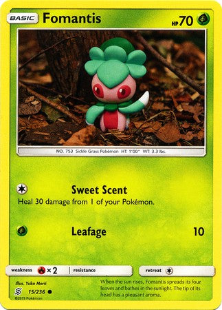 Fomantis - 15/236 - Common Sun & Moon: Unified Minds