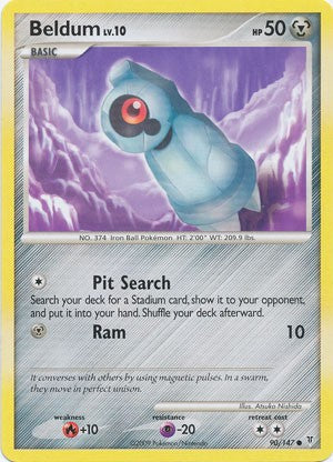 beldum pokemon card Pokemon Platinum Supreme Victors Common Beldum #90