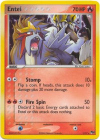 promo entei pokemon card 34 shuffle Entei and all cards attached to it into your deck Entei - WoTC Promo -
