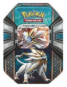 Pokemon Spring 2017 Legends of Alola Solgaleo-GX Collector Tin