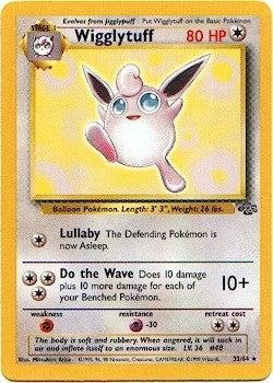 Pokemon Jungle Rare Card - Wigglytuff 32/64