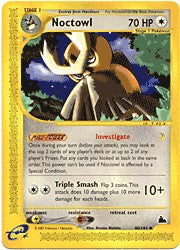 pokemon noctowl card E Skyridge