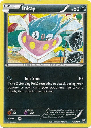pokemon card inkay Pokemon Ancient Origins Inkay #45