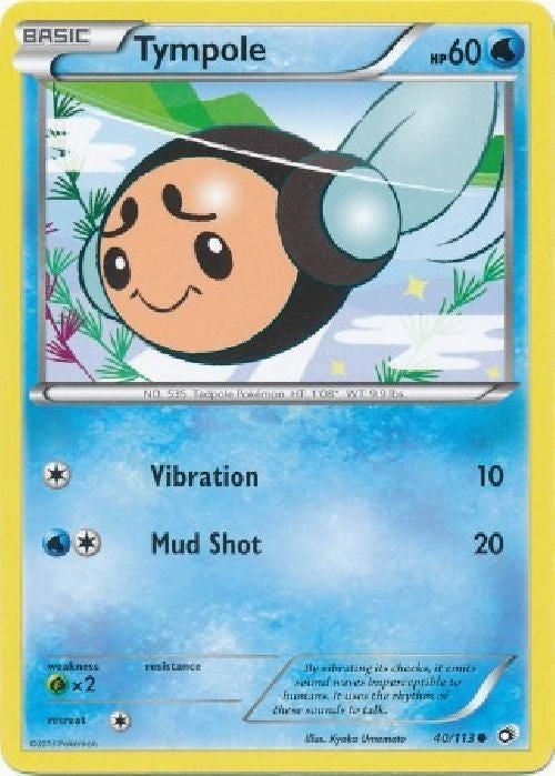 Tympole 40/113 - Pokemon Legendary Treasures Common Card