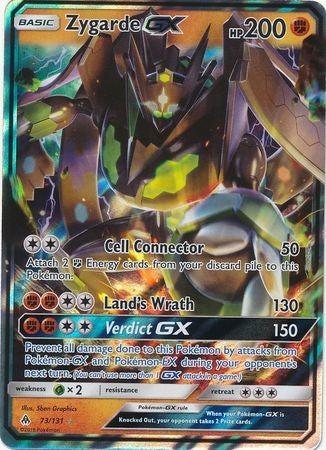 Zygarde GX 73/131 Ultra Rare - Pokemon Sun & Moon Forbidden Light Card