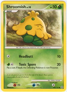 Pokemon Secret Wonders Common Card - Shroomish 108/132