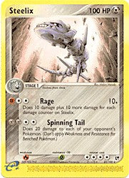 Pokemon Sandstorm Rare Card - Steelix 23/100