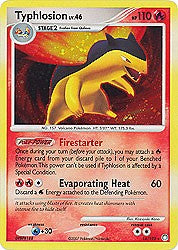 Pokemon Diamond & Pearl Mysterious Treasures- Typhlosion(Holofoil)