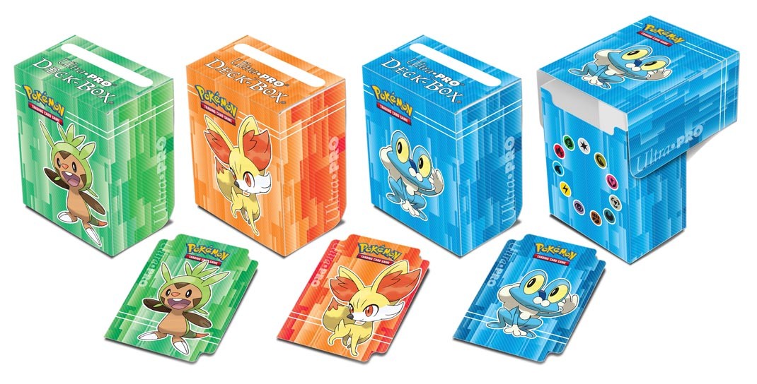 Pokemon XY Chespin Fennekin Froakie Ultra-Pro Deck Box