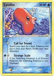 Pokemon EX Emerald Common Card - Luvdisc 53/106