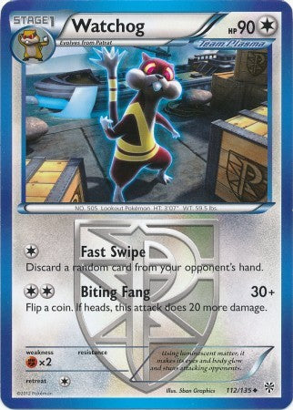 Watchog (Team Plasma) (112) Plasma Storm