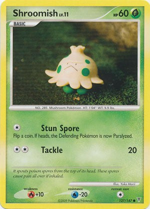 Pokemon Supreme Victors Common Card - Shroomish 127/147 Pokemon Supreme Victors Common Card - Shroomish 127/147