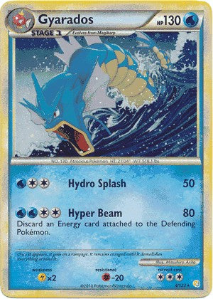 Pokemon HeartGold SoulSilver Single Card Holofoil Rare Gyarados 4/123