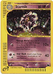 Pokemon E Skyridge - Starmie Holofoil