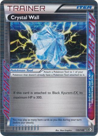 Crystal Wall 139/149 - Pokemon Boundaries Crossed Holo Rare Card