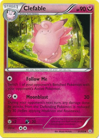 Clefable 51/83 Uncommon - Pokemon Generations Card
