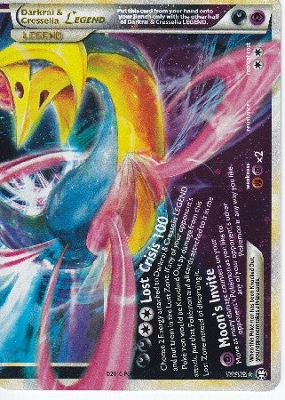 Pokemon Card Triumphant Darkrai & Cresselia Legend Ultra Rare 100/102