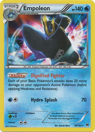 Empoleon 38/162 Holo Rare - Pokemon XY Break Through Card