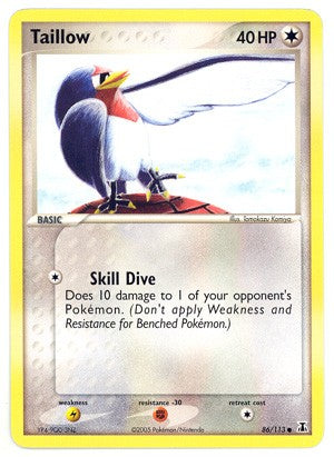 Pokemon EX Delta Species- Taillow