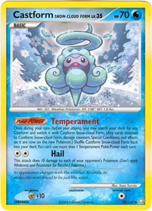 pokemon castform card Castform | Chilling Reign