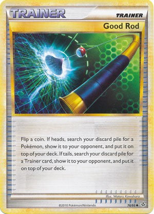 Pokemon Card HS Unleashed Single Uncommon Good Rod 76/95