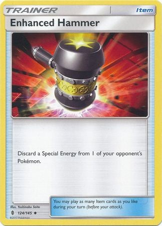 Enhanced Hammer 124/145 Uncommon - Pokemon Sun & Moon Guardians Rising Card